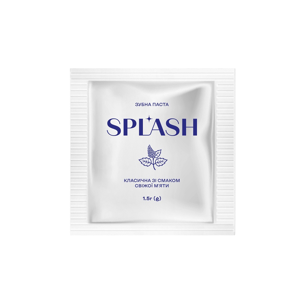 Миниатюра Зубная паста классическая со вкусом свежей мяты Splash Миниатюра Зубная паста классическая со вкусом свежей мяты Splash