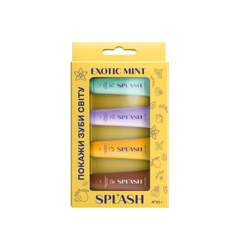 Набір зубних паст "Exotic mint" 4*10г Splash